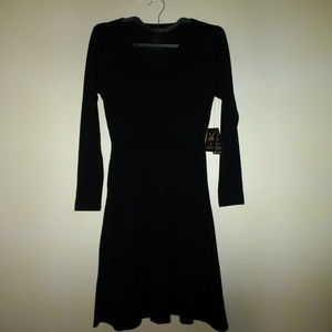Ibex Shae Dress Merino Wool XS Black NWT